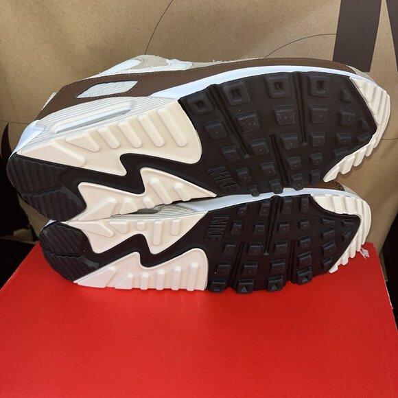 NEW Nike Air Max 90 Summit White/Khaki/Light Orewood DM0029-109 Mens Size 8 main image 8